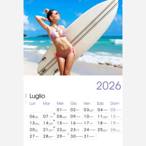 Calendario 267 santi e lune